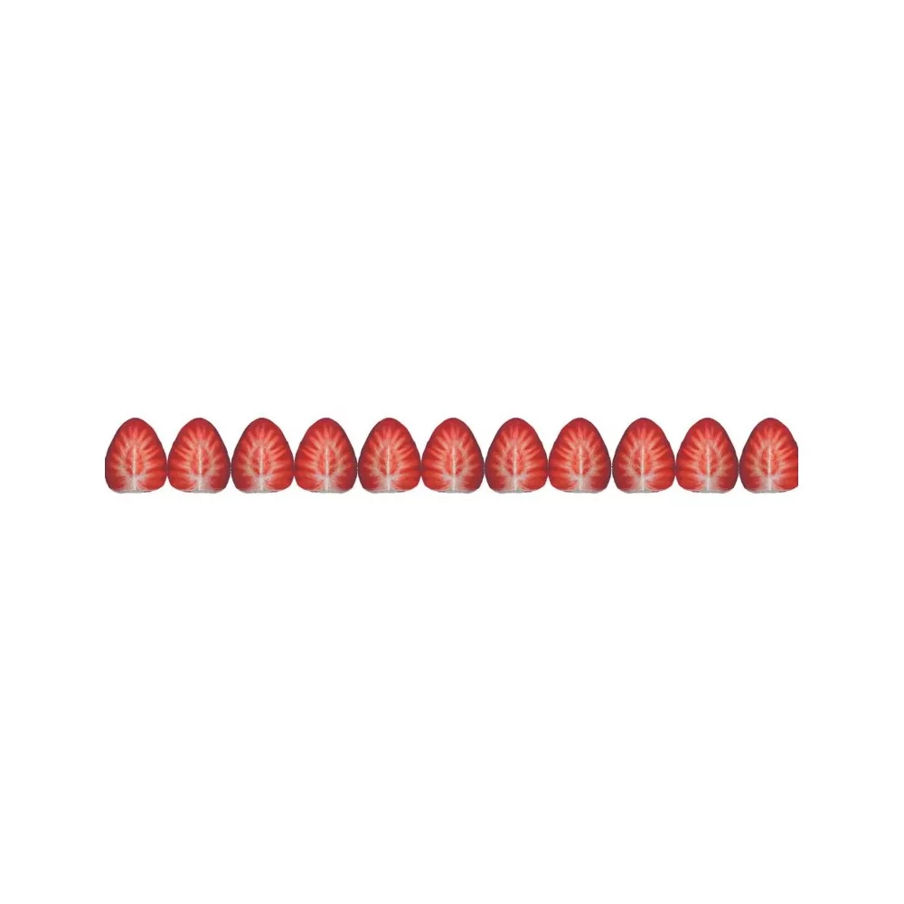 Chocolate strips 'Fraises'