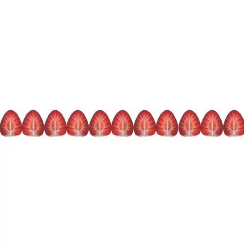 Chocolate strips 'Fraises'