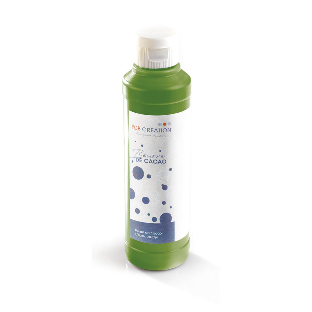 Cocoa butter Light green (spirulina and carthame)