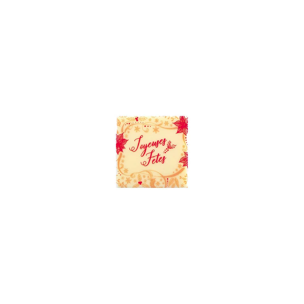 Squares White chocolate 'Vent d'hiver'