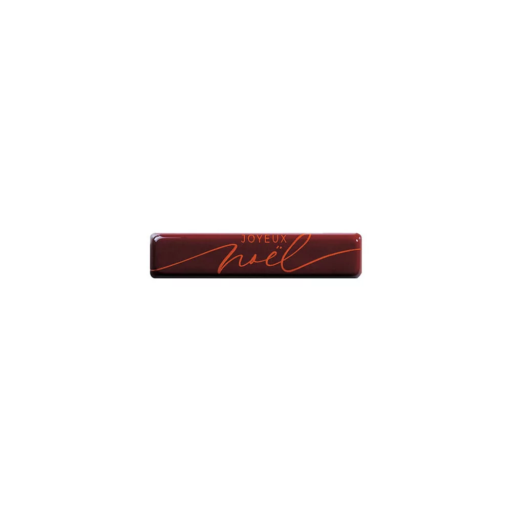 Rectangles Dark chocolate 'Noël élancé'