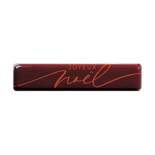 Rectangles Dark chocolate 'Noël élancé'