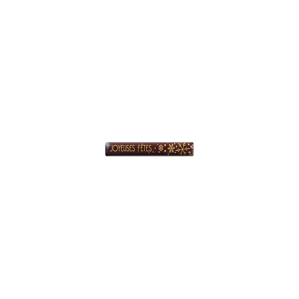Rectangles Dark chocolate 'Fêtes givrées'