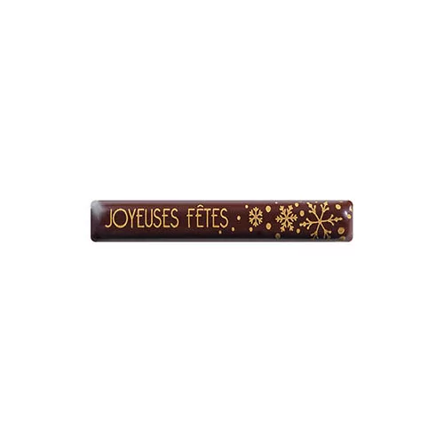Rectangles Dark chocolate 'Fêtes givrées'