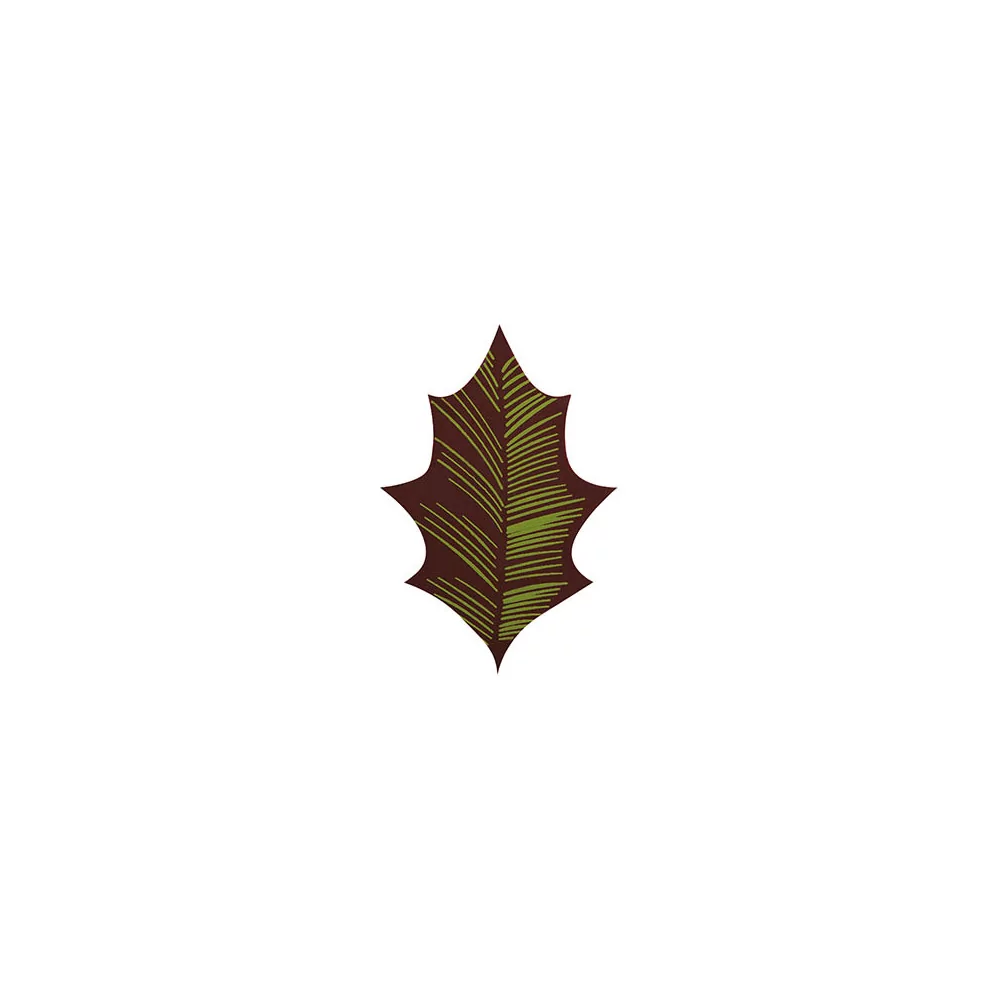 Holly leaves Dark chocolate 'Délicatesse'