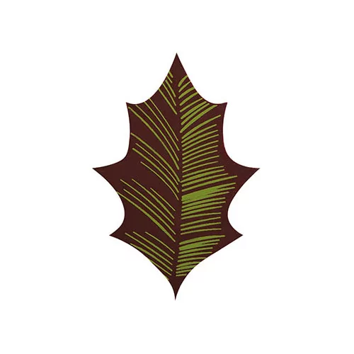 Holly leaves Dark chocolate 'Délicatesse'