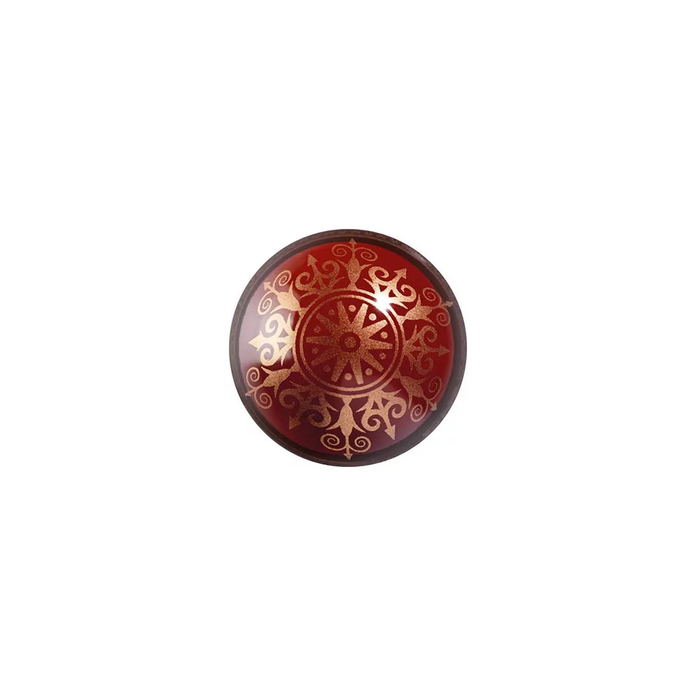 Boules en chocolat noir 'Cristaux dorés'