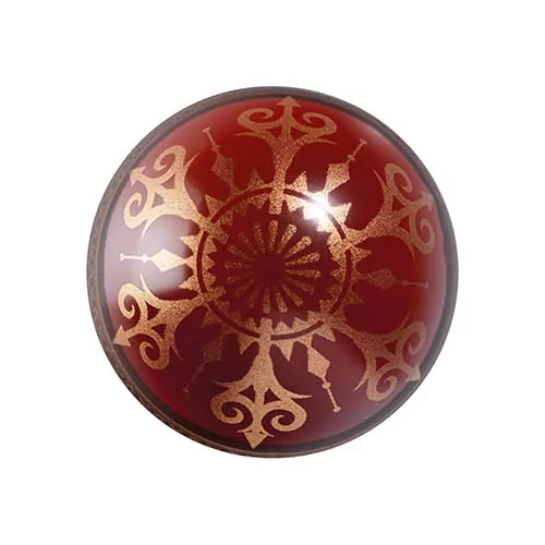 Boules en chocolat noir 'Cristaux dorés'