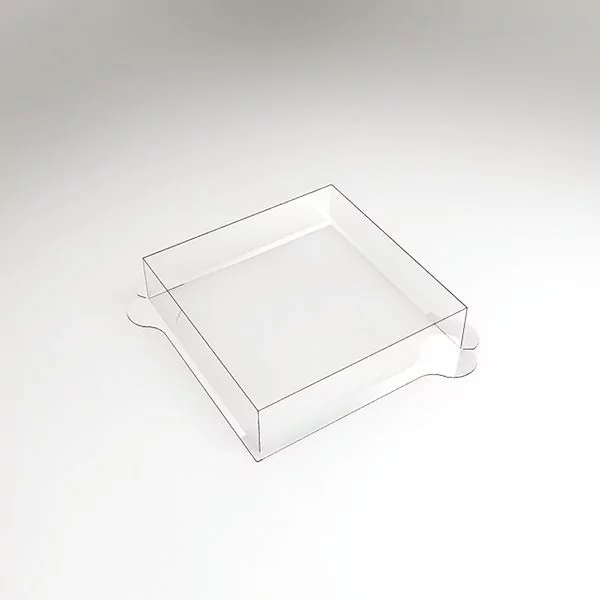 Moules pour entremets 'Carré plat arrondi' 16 cm