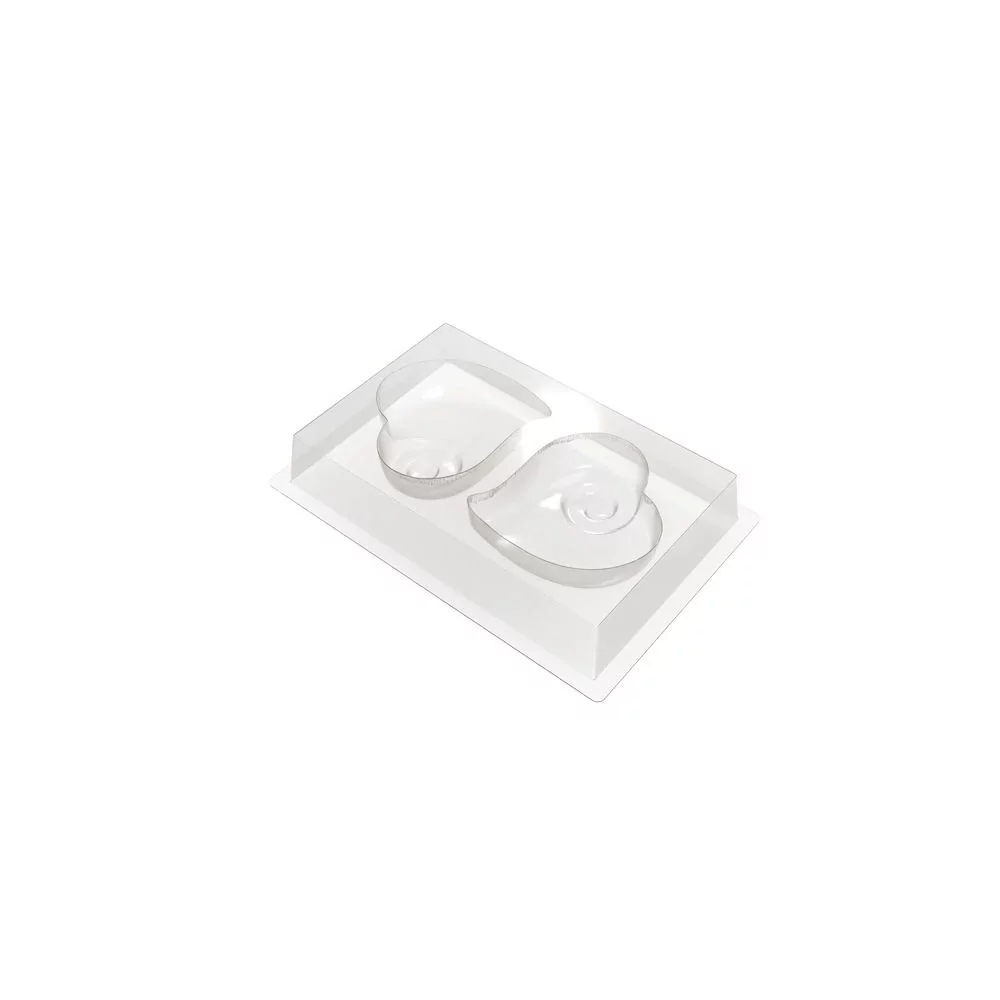 Entremets moulds "Cœur spirale 2 personnes"