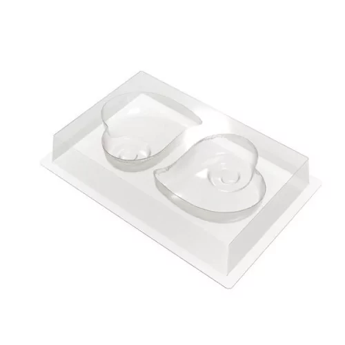 Entremets moulds "Cœur spirale 2 personnes"