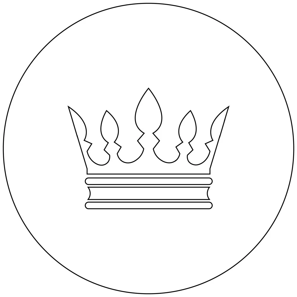 Stencil for King's cake "Le Roi"