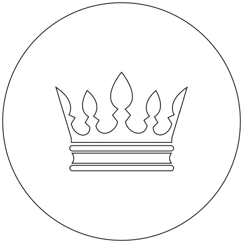 Stencil for King's cake "Le Roi"
