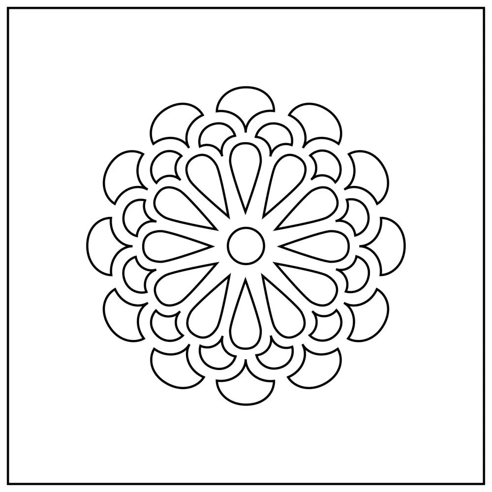Stencil "Bouquet"