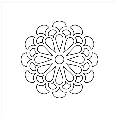Stencil "Bouquet"