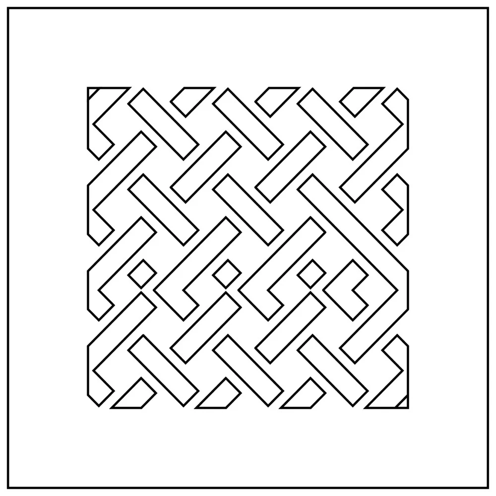 Stencil "Mosaïque"
