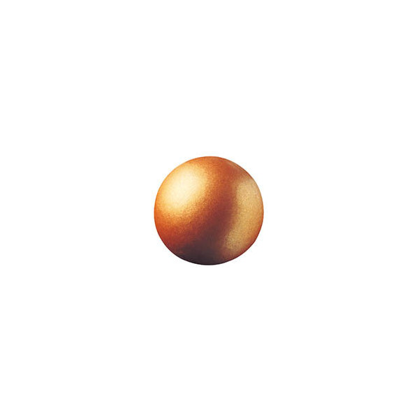 Balls white chocolate coated Bronze