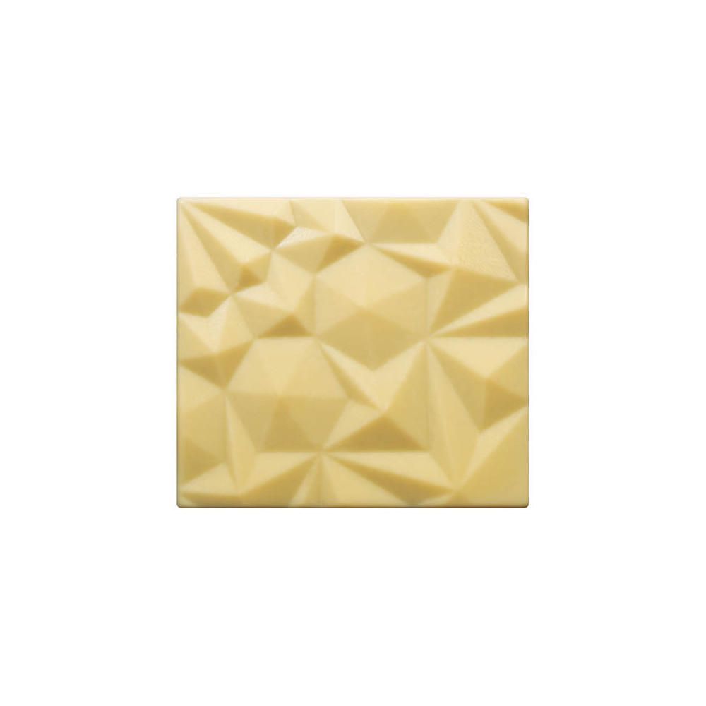 Embouts de bûche en chocolat blanc 'Origami'