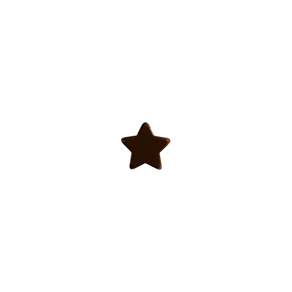 Etoiles en chocolat noir, lait et blanc