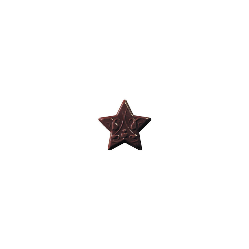 Stars Dark chocolate 'Arabesques'