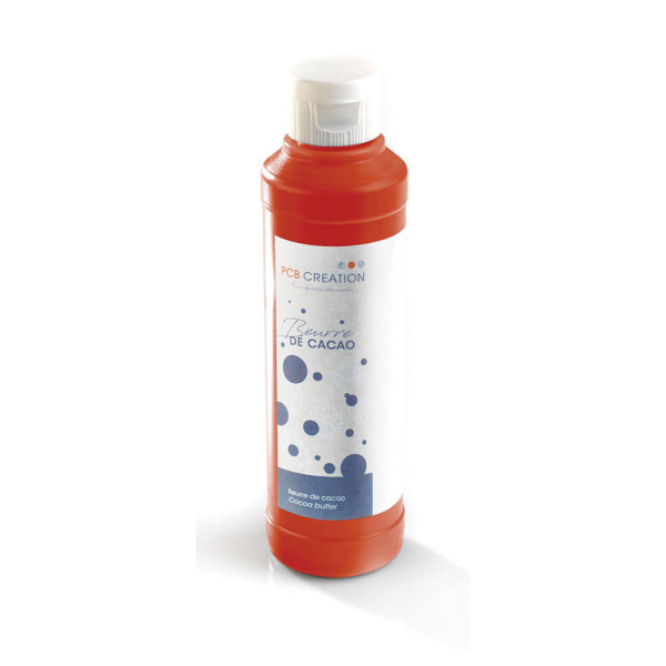 Beurre de cacao coloré Rouge père Noël 200 g