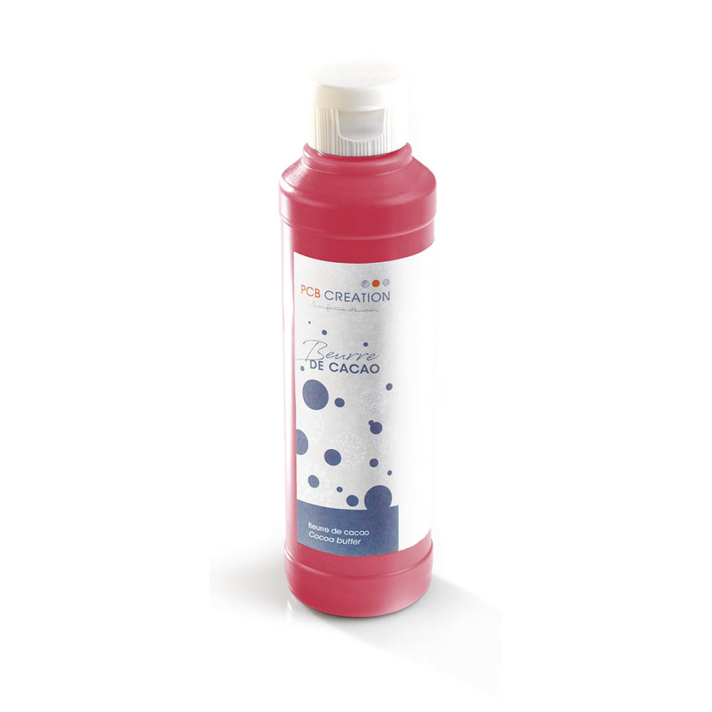 Beurre de cacao coloré Rouge rubis 200 g