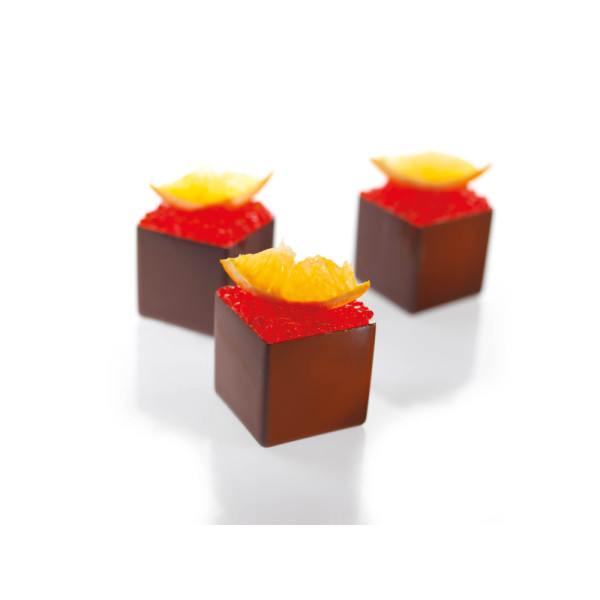 Square shells Dark chocolate