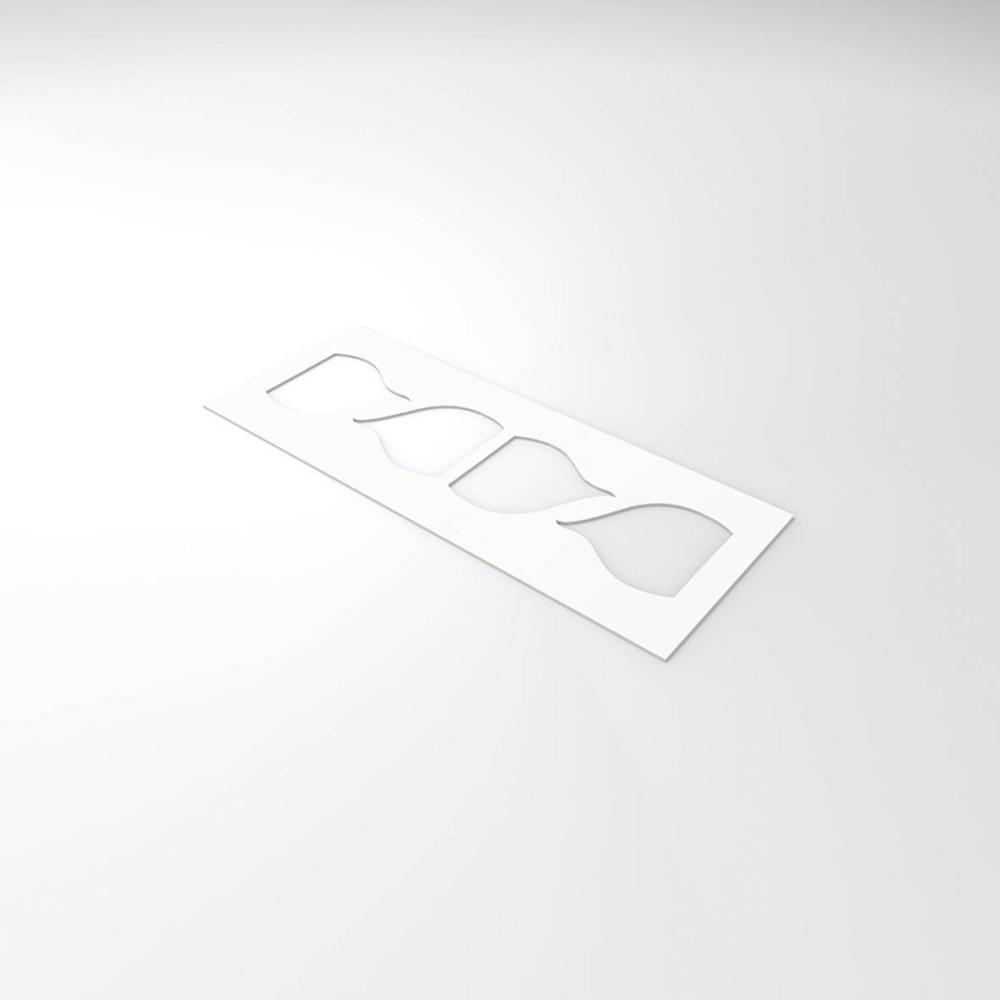 Chablon pour embout 9,1x8,2cm