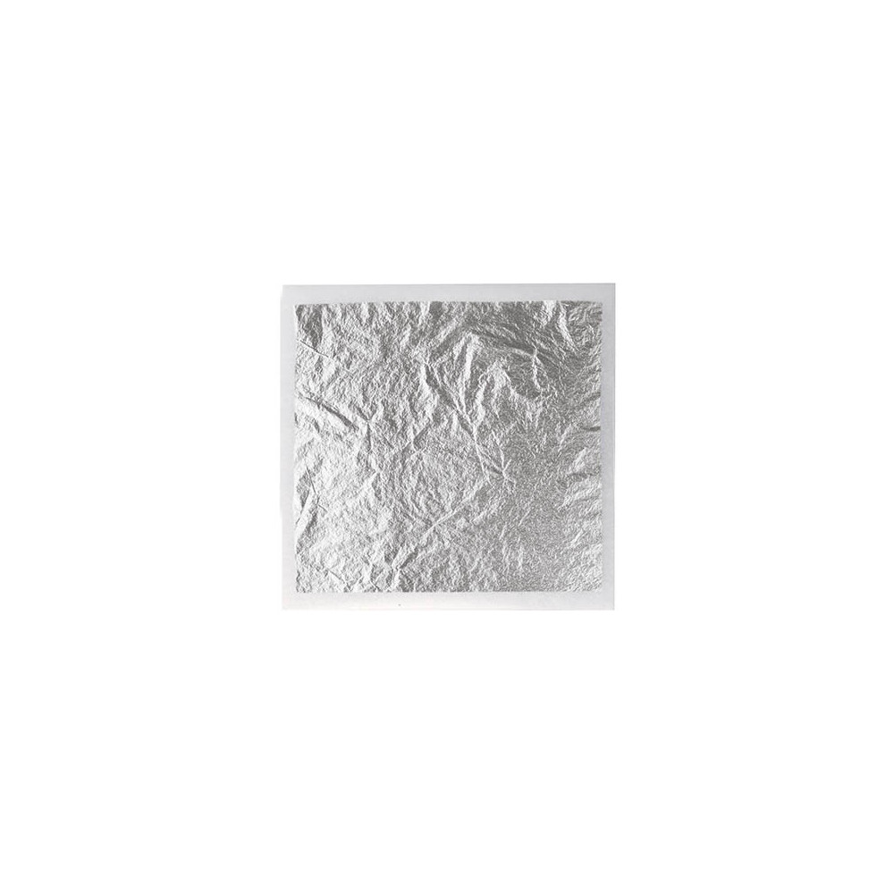Genuine silver leaves in book loose