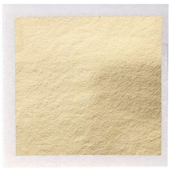 Feuilles d'or véritable collées