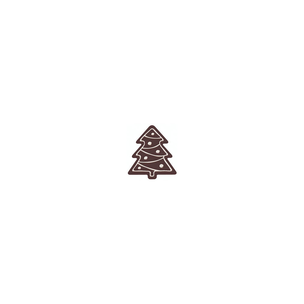 Decorations Dark chocolate Embossed 'Blanc'