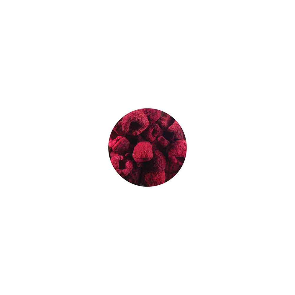 Framboises entières