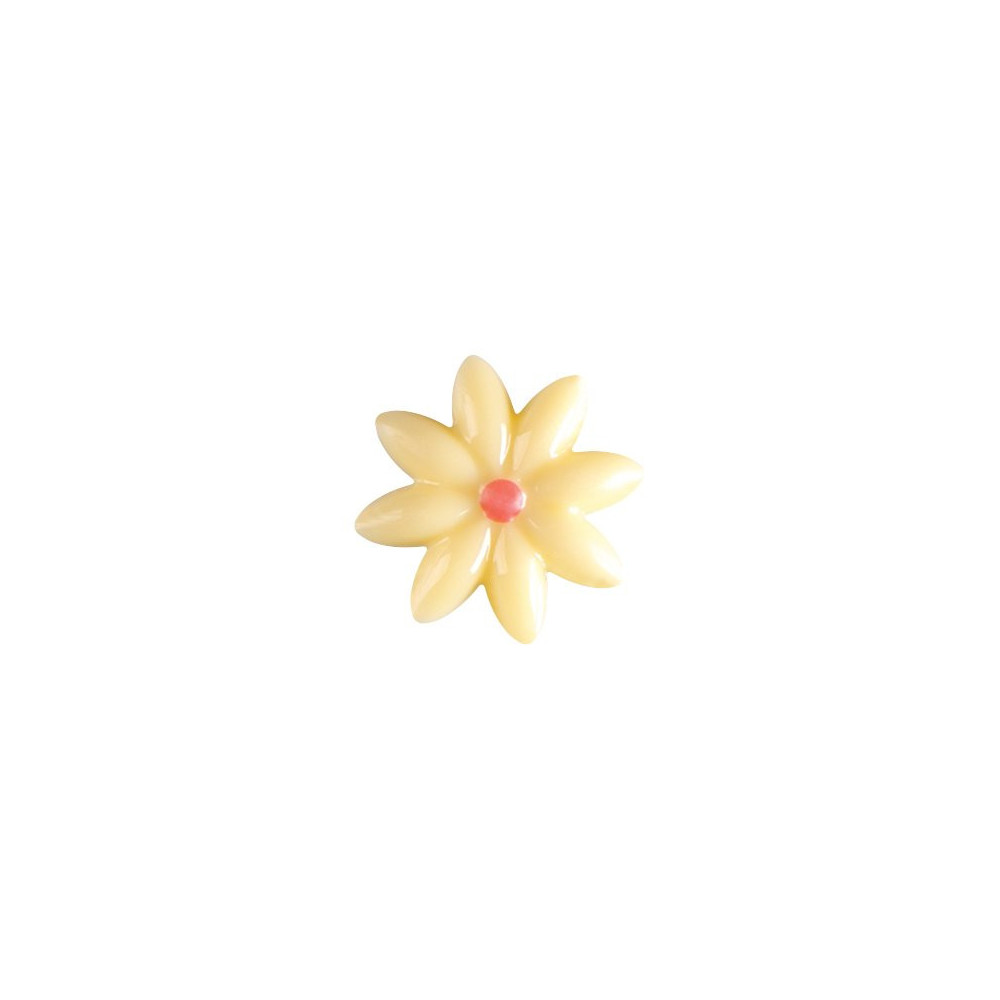 Daisies White chocolate 'Coeur rose'