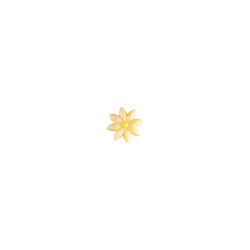 Daisies White chocolate 'Coeur jaune'