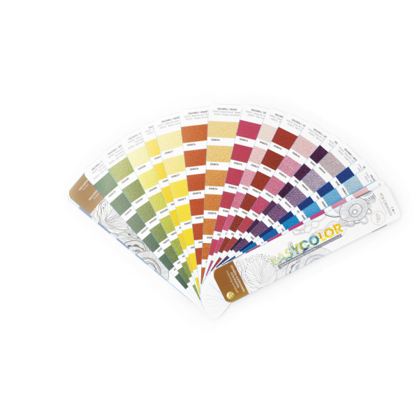 Colour chart 'Easycolor' for colouring foodstuff
