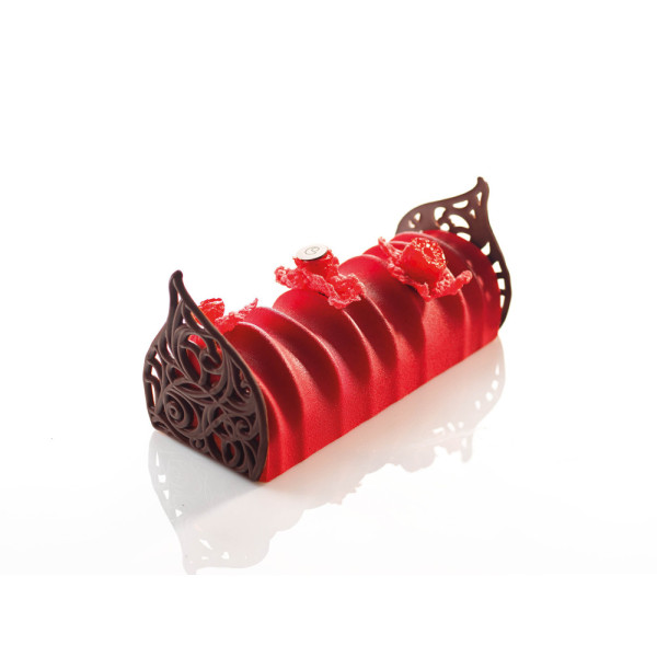 Yule log moulds 'Ondes'