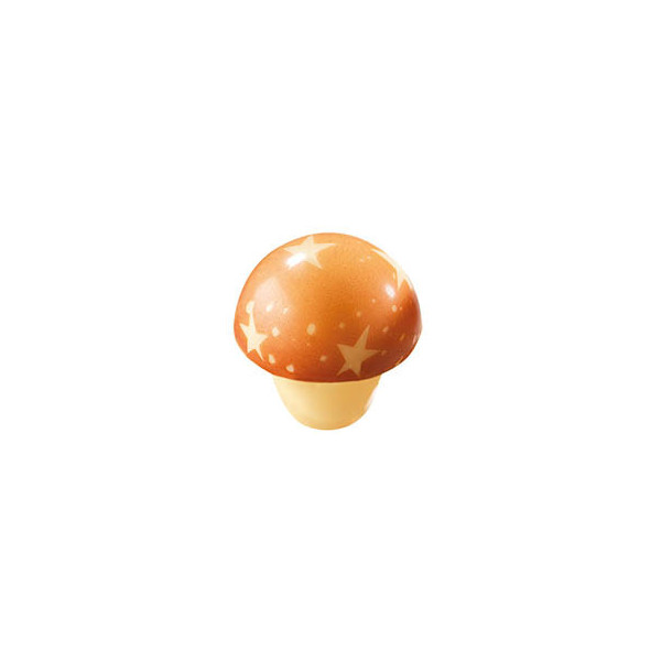 Champignons en chocolat blanc 'Caramel'