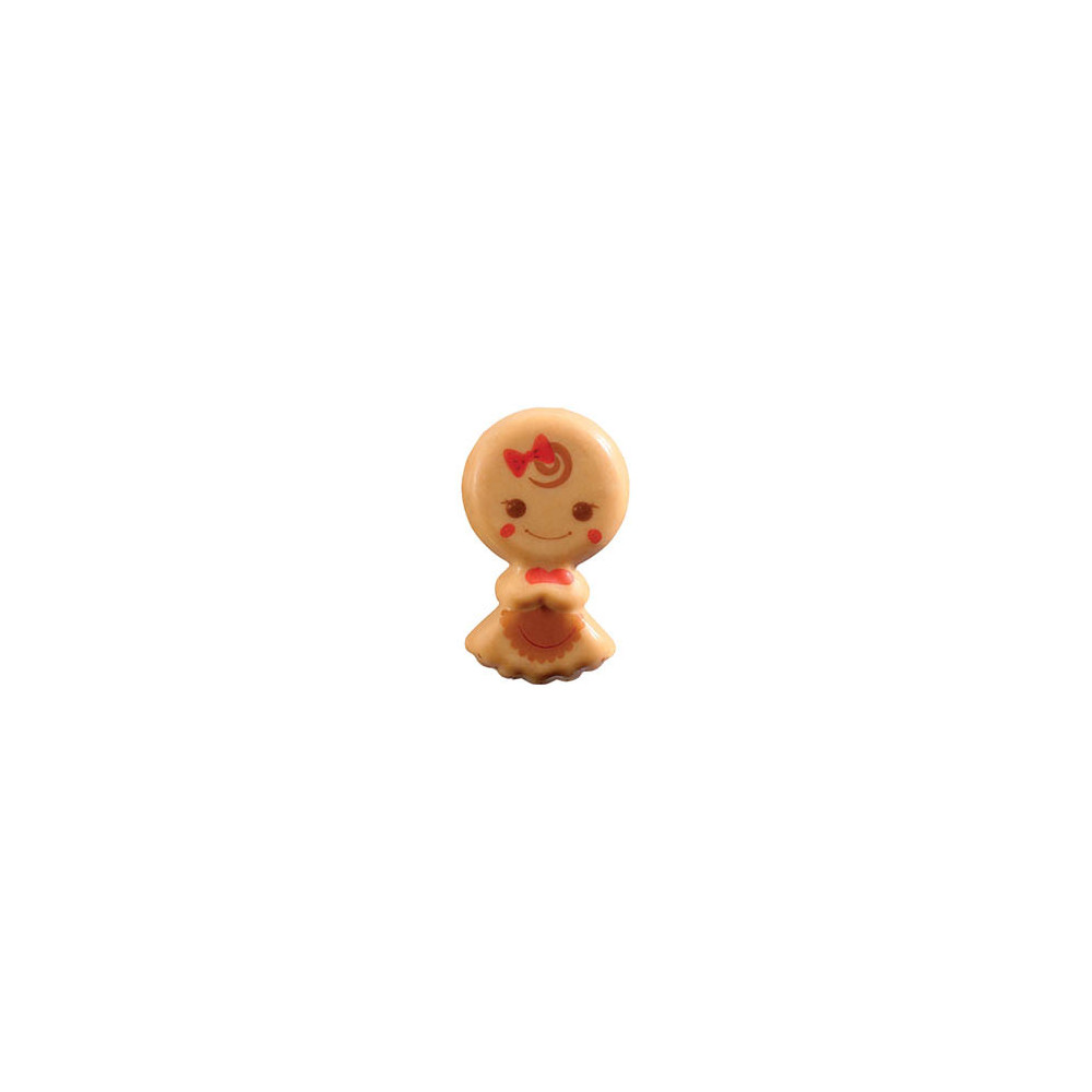 128 Biscuits choc BC En famille 4 designs 4,3x2,6 cm