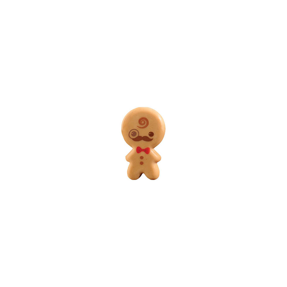 128 Biscuits choc BC En famille 4 designs 4,3x2,6 cm