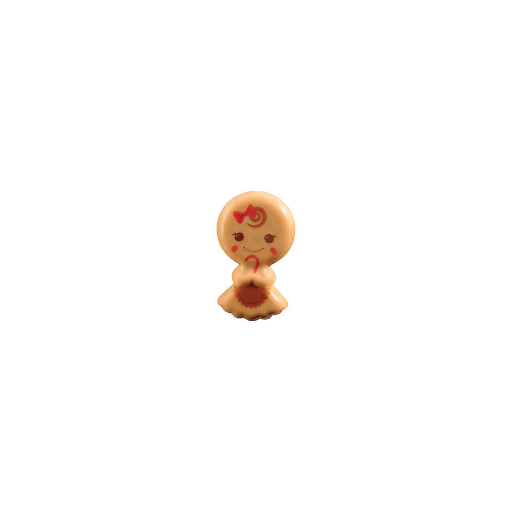 128 Biscuits choc BC En famille 4 designs 4,3x2,6 cm