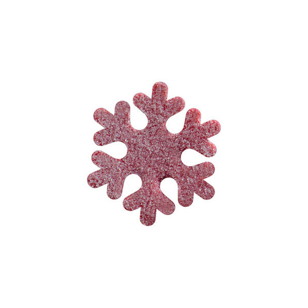 Snowflakes Raspberry crystallised