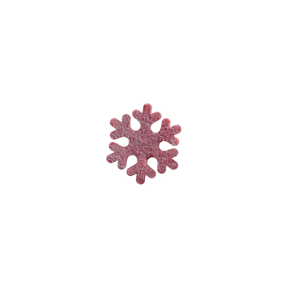 Snowflakes Raspberry crystallised