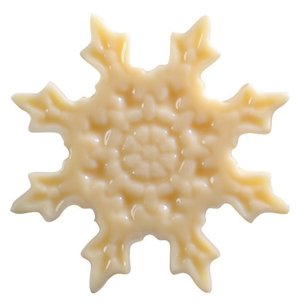 Flocons en chocolat blanc 'Embossés'
