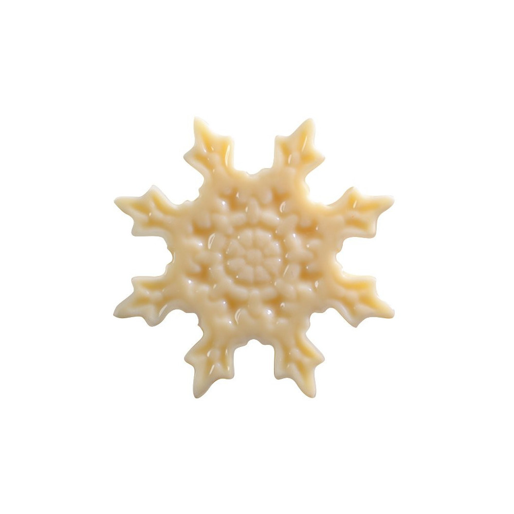 Flocons en chocolat blanc 'Embossés'