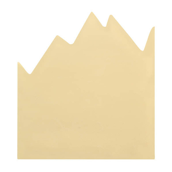 Embouts de bûche en chocolat blanc extra fin 'Montagne'