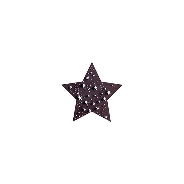 Stars Dark chocolate embossed