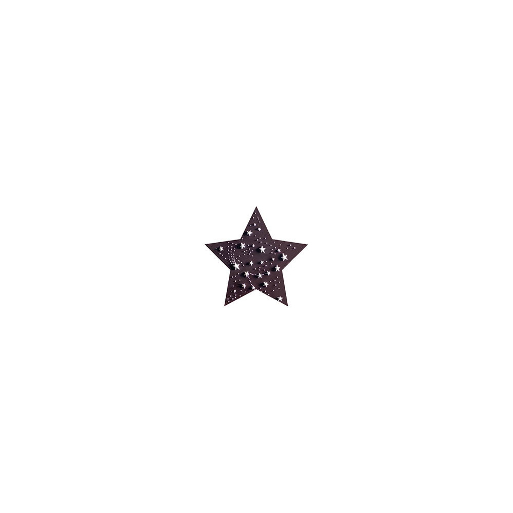 Stars Dark chocolate embossed