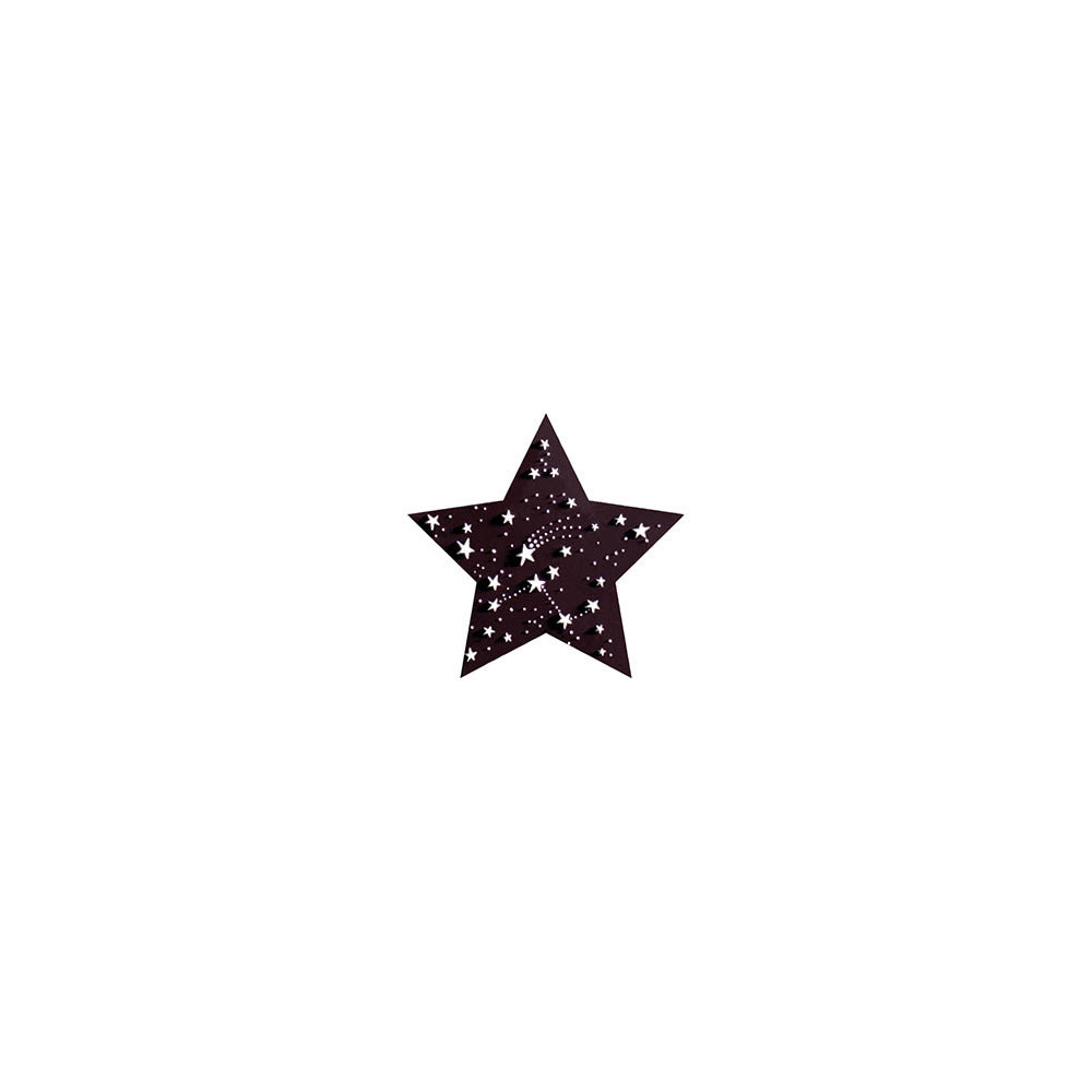 Stars Dark chocolate embossed