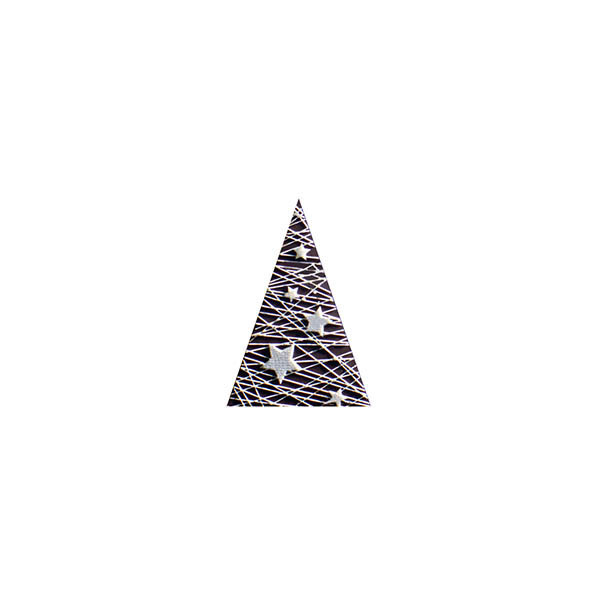 Triangles dark chocolate embossed