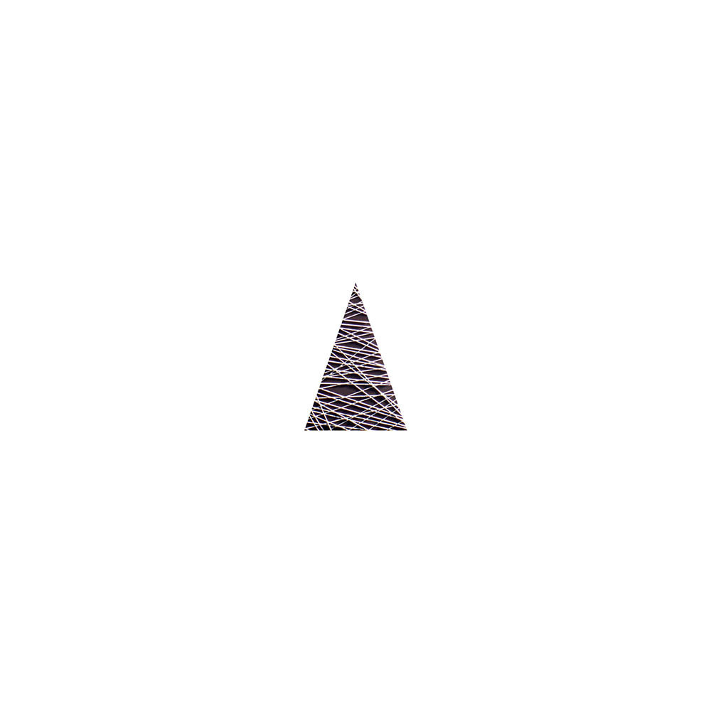 Triangles dark chocolate embossed
